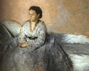 Edgar Degas Madame Rene de Gas oil on canvas
